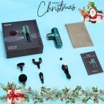 HEYCHY Super Mini Massage Gun, Percussion Deep Tissues Muscle Massager, Compact Sports Travel Massage Gun, Portable Handheld Massager for Office Gifts for Her, Home, Athletes, FSA and HSA Eligible