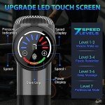 TOLOCO Massage Gun, Deep Tissue Back Massager for Athletes with 10 Massage Heads, Electric Muscle Percussion Massager for Any Pain Relief, FSA and HSA Eligible, Grey