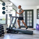 Echelon Stride 4s+22 Treadmill - Auto-Fold | 300 Lb Capacity | Motorized Incline | Comfortable Air Cushioning Deck | Elevate Home Workouts | Easy Storage | USB Charging Port + 30-Day Free Membership