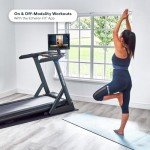 Echelon Stride 4s+22 Treadmill - Auto-Fold | 300 Lb Capacity | Motorized Incline | Comfortable Air Cushioning Deck | Elevate Home Workouts | Easy Storage | USB Charging Port + 30-Day Free Membership