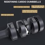Adjustable Dumbbells Hand Weights Set: Sportneer 1 Pair 0.9-4.5KG (0.9-2.3KG) Fast Adjust Dumbbell Weight 6 In 1 Free Weights Barbells For Women Men Home Gym Workout Exercise Strength Training