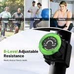 Caromix Recumbent Exercise Bike for Adults Seniors, Stationary Bike for Home with Comfortable Seat and Heart Rate Handle, Magnetic Resistance Indoor Cycling Bike with 300LBS for Cardio Workout (Black)