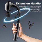 Fronnor Massage Gun Deep Tissue with Extended Handle Revolutionary U-Shaped Back Massager Body Massager for Neck,Shoulder,Leg