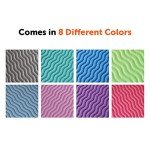 GYMENIST Thick Exercise Yoga Floor Mat Nbr 24 X 71 Inches Great for Camping Cardio Workouts Pilates Gymnastics (Purple)