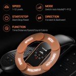 Under Desk Elliptical Machine, Ellipse Leg Exerciser for Seniors, Quiet & Portable Electric Seated Eclipse Exercise Training Machine with Remote, 12 Level Speeds & Mute Function, Manual & Auto Mode