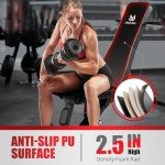 Weight Benches - 1300lb Capacity Heavy Duty Adjustable Foldable Workout Bench Press for for Home Gym Exercises Incline Flat Decline Sit-Ups Full Body Workouts