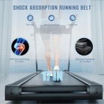 OMA Treadmill with Incline, Treadmills for Home with 300 lb Capacity, Portable Treadmill for Home Office, Compact Walking Running Treadmill with Wide Belt, LED Display, Pulse Sensors