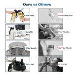 AQUAFIT 64 oz Water Bottle with Time Marker - 2in1 Straw & Chug Lid - BPA Free Big Water Bottle with Straw - Gym Water Bottle with Strap - Water Jug (64 Ounces, Gray)