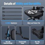 Sportsroyals Power Tower Pull Up Dip Station Assistive Trainer Multi-Function Home Gym Strength Training Fitness Equipment 440LBS