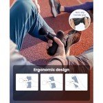 BOB AND BRAD Q2 Pro Mini Massage Gun with Heat and Cold Head,Pocket-Sized Deep Tissue Massager Gun,Portable Percussion Muscle Massager Gun, Ultra Small&Quiet Muscle Massage Gun, FSA and HSA Eligible