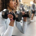 Harbinger Women's Power Gloves for Weightlifting, Training, Fitness, and Gym Workouts with StretchBack Comfort Large