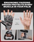 VINSGUIR Workout Gloves for Men and Women, Weight Lifting Gloves with Excellent Grip, Lightweight Gym Gloves for Weightlifting, Cycling, Exercise, Training, Pull ups, Fitness, Climbing and Rowing