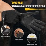 FREETOO Full-Finger Workout Gloves for Men, [Excellent Grip] [Palm Protection] Padded Weightlifting Gloves Lightweight Gym Gloves Durable Training Gloves for Exercise Fitness (Touch Screen Friendly)
