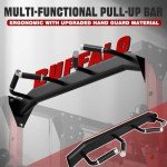 RitFit Buffalo Smith Machine, Power cage with LAT-Pull Down System & Cable Crossover System, All-in-One Squat Rack for Home Gym, Power Rack and Packages