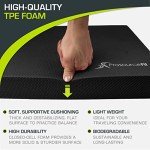 ProsourceFit Exercise Balance Pad – Large Cushioned Non-Slip Foam Mat & Knee Pad for Fitness, Stability Training, Physical Therapy, Yoga 15"x19"