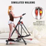 FovemiG Air Walk Elliptical Glider Machine,Ellipse Home Cross-Training Arm/Leg Cardio Workout Machine for Senior & Adult,Side Sway Action 360 Motion Full-Body Exerciser for Home Gym