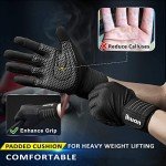 ihuan Workout Gloves for Men Full-Finger: Weight Lifting for Men, Gym Full Hand Gloves for Weightlifting, Deadlift