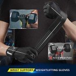 ihuan Workout Gloves for Men Full-Finger: Weight Lifting for Men, Gym Full Hand Gloves for Weightlifting, Deadlift