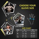 ihuan Workout Gloves for Men Full-Finger: Weight Lifting for Men, Gym Full Hand Gloves for Weightlifting, Deadlift