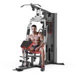 Home Gym Multifunctional Exercise Equipment with 143 LBS Weight Stack,Pulley System, Fly Chest, and Leg Press Gym Equipment for Home Full Body Workout Machine