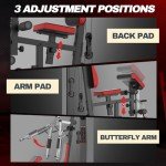 Home Gym Multifunctional Exercise Equipment with 143 LBS Weight Stack,Pulley System, Fly Chest, and Leg Press Gym Equipment for Home Full Body Workout Machine