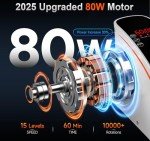 Under Desk Elliptical Machine, Ellipse Leg Exerciser with 15 Adjustable Speeds, Electric Seated Pedal Exerciser Leg Exerciser While Sitting for Seniors with LED Monitor Touch Remote Controls for Home