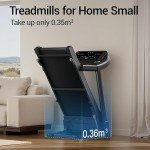 Treadmill with 3-Level Incline for Home and 3.0 HP Quiet Brushless, 8.7 MPH, 300 lbs Capacity