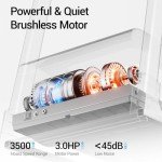 Treadmill with 3-Level Incline for Home and 3.0 HP Quiet Brushless, 8.7 MPH, 300 lbs Capacity