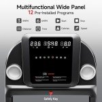 RHYTHM FUN Treadmills for Home, 8.0 MPH Walking Pad Treadmill with Incline up to 8%, Foldable Treadmill with Handles, Low Noise Walking Pad for 300 lbs