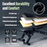 MAJOR FITNESS Drone9 Weight Bench - Foldable Commercial-Grade Adjustable Workout Bench with 900LBS Capacity, 11 Adjustable Positions, Space-Saving Design for Home Gym Strength Training