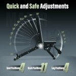 MAJOR FITNESS Drone9 Weight Bench - Foldable Commercial-Grade Adjustable Workout Bench with 900LBS Capacity, 11 Adjustable Positions, Space-Saving Design for Home Gym Strength Training