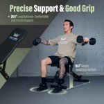 MAJOR FITNESS Drone9 Weight Bench - Foldable Commercial-Grade Adjustable Workout Bench with 900LBS Capacity, 11 Adjustable Positions, Space-Saving Design for Home Gym Strength Training