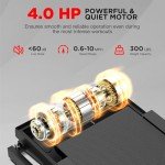 Winfita Treadmill with 15% Auto Incline, 300 LBS Capacity and 10 MPH Max Speed, 4.0HP Folding Treadmills for Home Features 18'' x 50'' Belt, Bluetooth, APP, 64 Preset Programs and 3 Countdown Modes