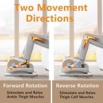 DamKee Under Desk Elliptical Exercise Machine, Electric Ellipse Leg Exerciser As Seen On TV, 12 Speed Foot Leg Exerciser While Sitting for Seniors, Portable Mini Seated Pedal Exerciser for Home Office