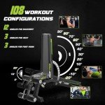 UNIRAY Weight Bench, Workout Bench for Home Gym with 1200LBS Weight Capacity, Adjustable Back/Seat/Foot Hook for Bench Press Strength Training, Gym Bench Level Incline Bench Exercise at Home