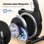 MERACH Recumbent Exercise Bike, High-end Recumbent Bike for Home, Light Commercial Recumbent Bikes for Seniors Adults, Magnetic Recumbent Stationary Bike with Smart Bluetooth and Exclusive App, LCD, Heart Rate Handle