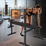 Rigel Adjustable Olympic Weight Bench Foldable Multipurpose Bench with Leg Extension and Curl for Home Gym Workouts