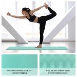 ZHZJCKSHB Foldable Yoga Mat for Travel -72''x24'' Portable 6mm/8mm Thick Fitness&Exercise Mat with Storage Bag, Non-Slip TPE Folding Workout Mat for Yoga, Pilates, Stretching, Home Fitness (Green, 24'' x 72'' x 1/3'')