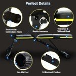 Teclor Weight Bench, Adjustable Strength Training Bench for Full Body Workout with Fast Folding, Incline Decline Exercise Workout Bench for Home Gym -New Version