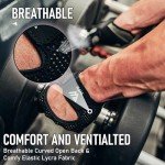 WESTWOOD FOX Weight Lifting Gloves for Men Women Gym Gloves with Wrist Wrap Support for Workout Training Exercise Fitness Hanging, Pull ups for Dumbbell, Cycling (Blacks, Medium)