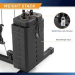 Marcy 100Lb. Stack Home Gym with Pulley, Press Arm, and Leg Developer MKM-81030