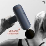 Sharper Image Powerboost Max Massage Gun - 6 Attachments, 7 Speeds, Quiet Motor| Deep Tissue Percussion Massager| Handheld Massage Tool for Back Shoulder Legs Full Body| Muscle Recovery & Pain Relief