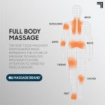 Sharper Image Powerboost Max Massage Gun - 6 Attachments, 7 Speeds, Quiet Motor| Deep Tissue Percussion Massager| Handheld Massage Tool for Back Shoulder Legs Full Body| Muscle Recovery & Pain Relief