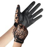 ZEROFIRE Full Finger Workout Gloves for Women Men - Weight Lifting Gloves with Full Cover Palm Protection & Extra Grip for Gym,Weightlifting,Fitness,Exercise,Training.Cycling.Leopard-Medium