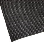 Mind Reader YOGAPVC-BLK All Purpose Extra Thick Yoga Fitness & Exercise Mats with Carrying Strap, High Density Anti-Tear, 68"L x 24"W x 0.3"Th, Black