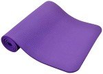 Fitvids All Purpose 1/2-Inch Extra Thick High Density Anti-Tear Exercise Yoga Mat and Knee Pad with Carrying Strap, Purple