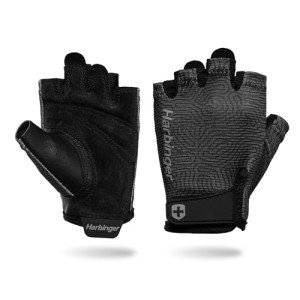 Power Gloves 3.0 - Durable Half Finger Weightlifting Gloves with Adjustable Wrist Closure, Breathable Leather Palm, Women's