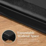 Best Choice Products 10ftx4ftx2in Folding Gym Mat 4-Panel Exercise Gymnastics Tumbling Workout Fitness Floor Mats w/Carrying Handles – Black