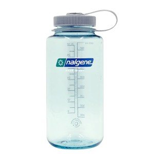 Nalgene Sustain Tritan BPA-Free Water Bottle Made with Material Derived from 50% Plastic Waste (using ISCC certified mass balance), 32 OZ, Wide Mouth, Seafoam