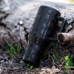 HydroJug Traveler - 40 oz Water Bottle with Handle & Flip Straw - Fits in Cup Holder, Leak Resistant Tumbler-Reusable Insulated Stainless Steel & Rubber Base - Gifts for Women & Men, Black Leopard